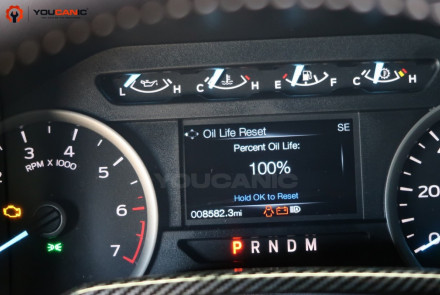 2015-2021 Ford F-150 Reset the Oil Service Reminder