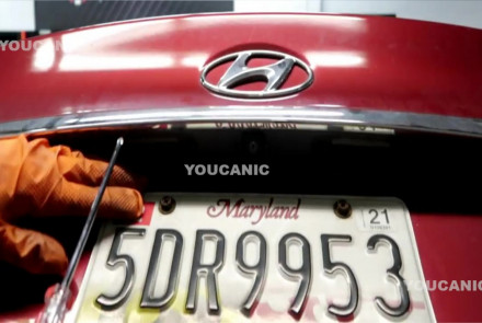 License Plate Light Replacement Hyundai Sonata