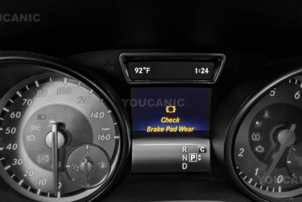 Mercedes-Benz Check Brake Pad Wear Message