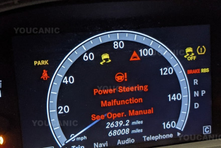 Mercedes Power Steering Malfunction See Operator's Manual