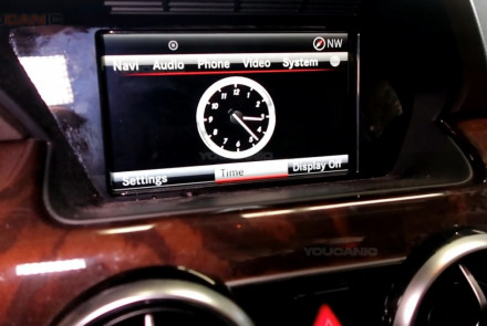 Mercedes-Benz GLK Set Time Clock