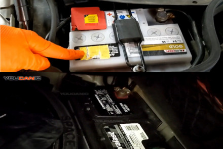 Mercedes-Benz SL-Class R230 SL500 SL550 Battery Location