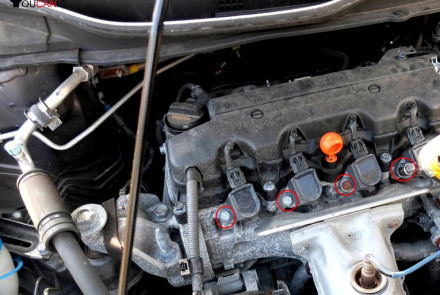 Honda Spark Plug, Ignition Coil Replacement | 4 Cylinder Engine