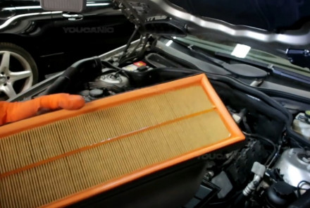Mercedes-Benz Replace Engine Air Filter | S SL CL CLK | 320 430 500