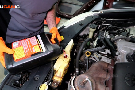 Check/Add Engine Coolant Toyota Camry 2012-2017 XV50