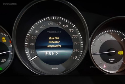 Run Flat Inoperative, ABS, ESP Malfunction Mercedes-Benz