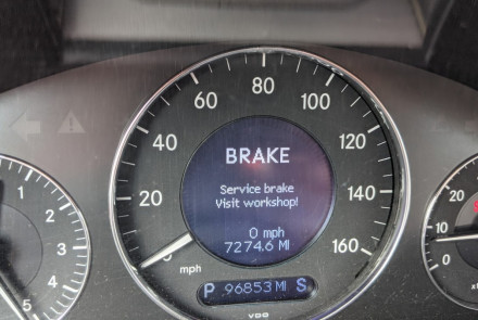 Mercedes-Benz "Service Brake - Visit Workshop" Warning Explained