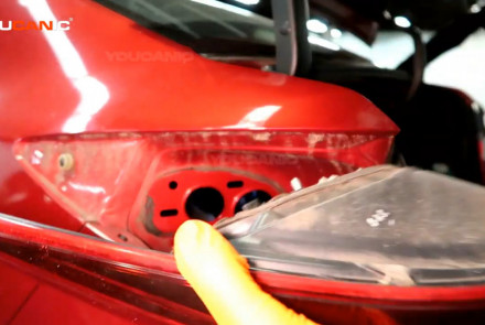 Replace Outer Tail light Assembly Mazda 3 2013-2018