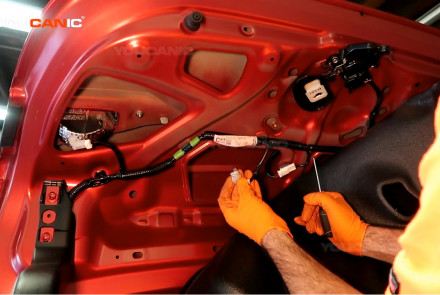 Replace License Plate Light Bulb Mazda 3 2013-2018