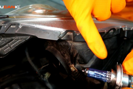 Replace High & Low Beam Headlight Light Bulb Honda Fit 2007-2013