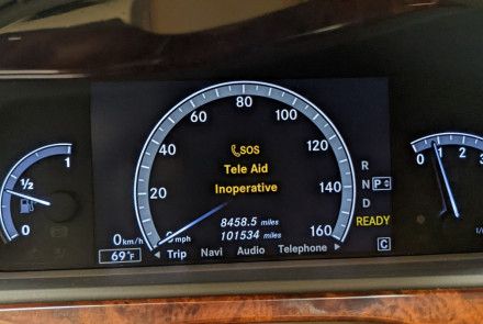 Mercedes-Benz SOS Inoperative Warning