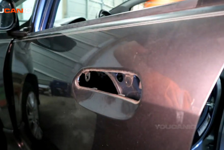 How to Replace Outside Door Handle Honda Fit 2007-2013