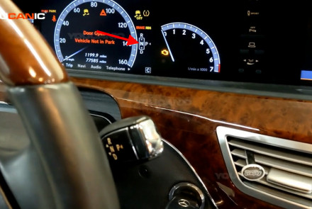 Mercedes-Benz S400 Hybrid Put Transmission in Neutral