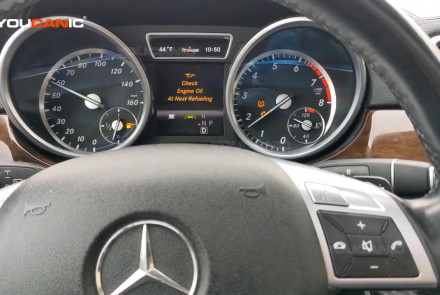 Mercedes-Benz Check Engine Oil at Next Refueling