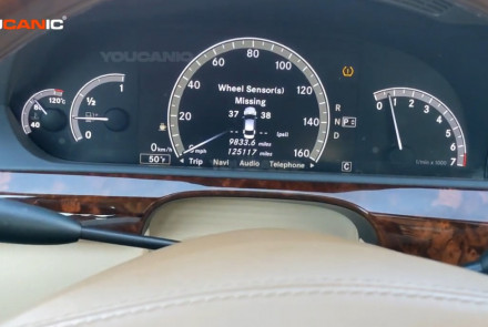 Mercedes-Benz TPMS Wheel Sensor Missing