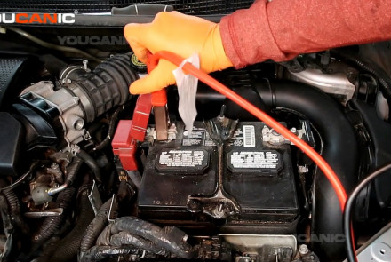 2013–2019 Nissan Sentra - Jump Start Dead Car Battery