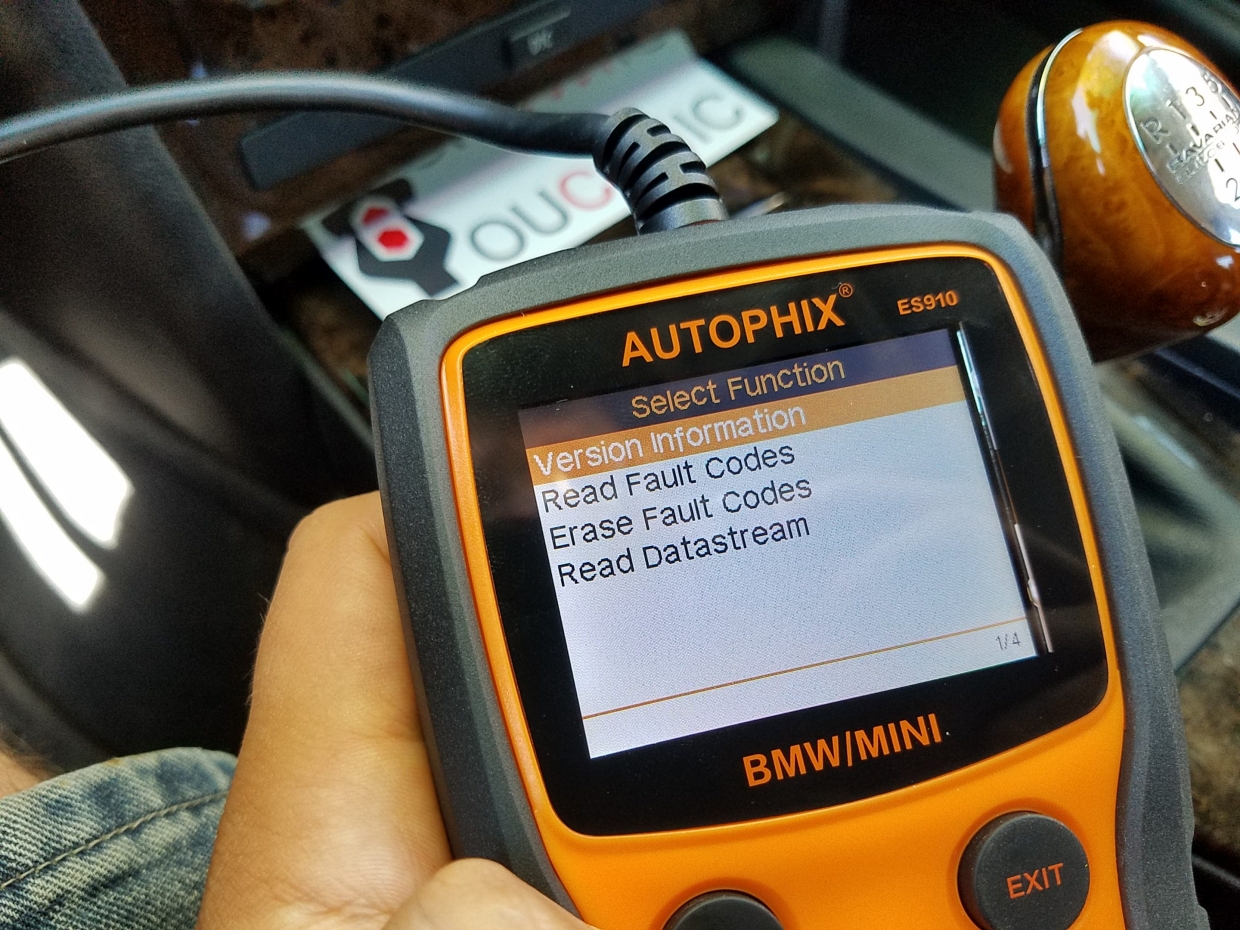 bmw engine check engine light read reset code