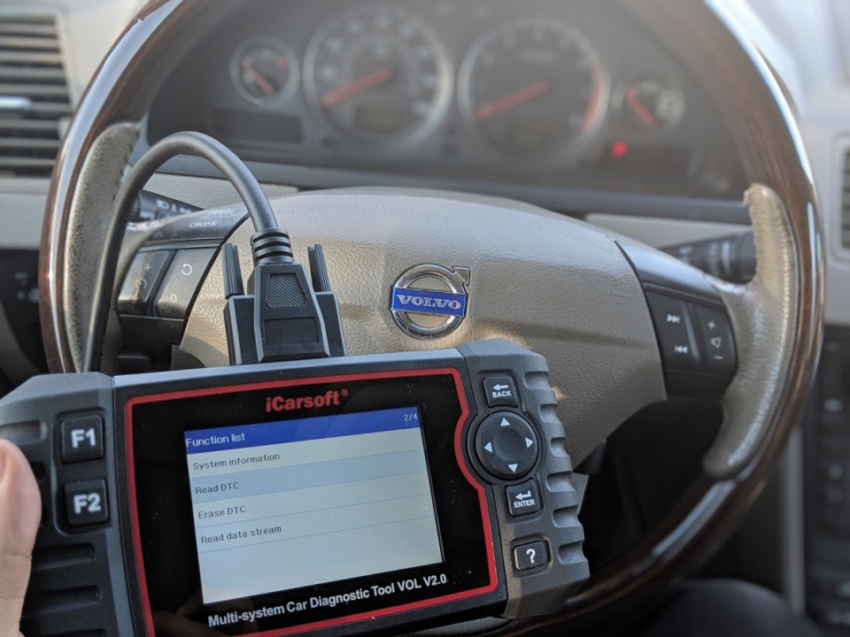 diagnose volvo won't start prolbem with a OBD2 scanner