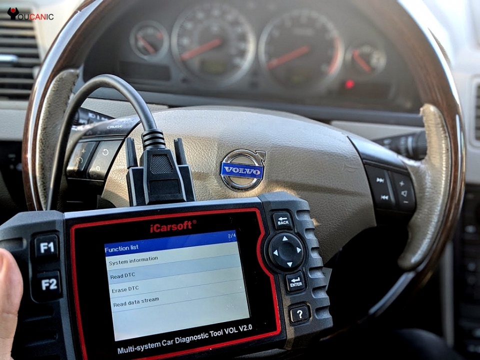 read reset volvo abs fault code