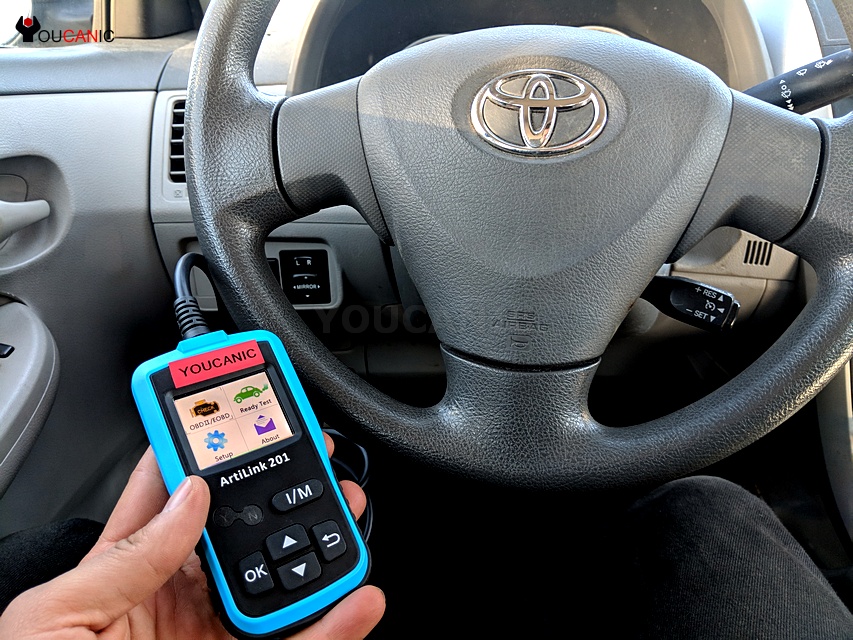 read Toyota check engine light