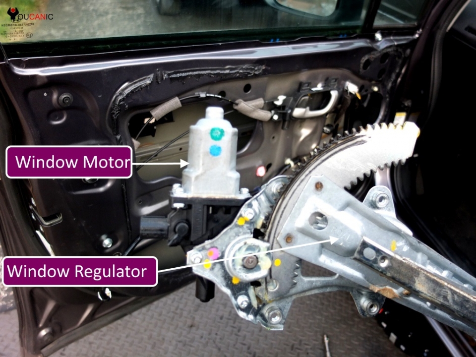 bad honda window regulator motor