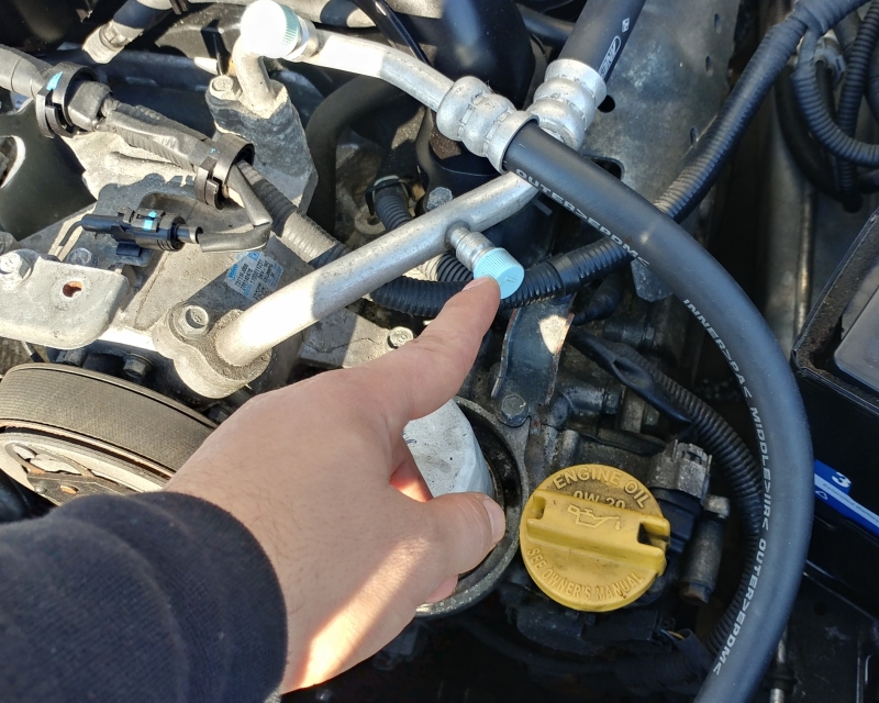 How to recharge Subaru AC